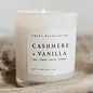 Cashmere and Vanilla 11 oz Soy Candle
