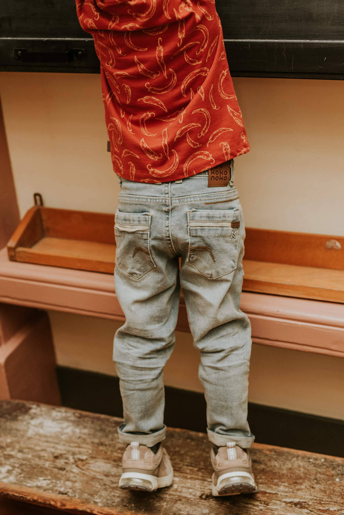 Jeans Loose Fit Denim Mid Blue