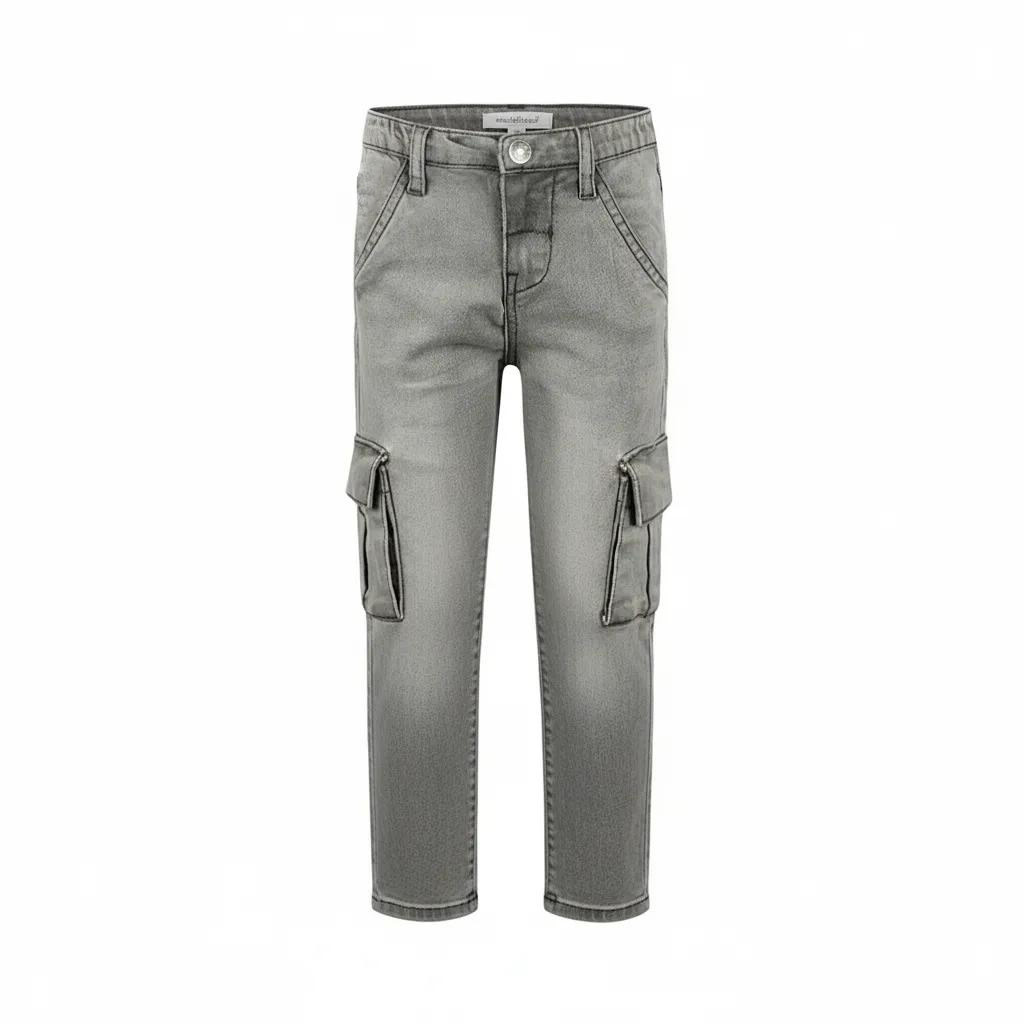 Jeans Loose Fit Mid Grey