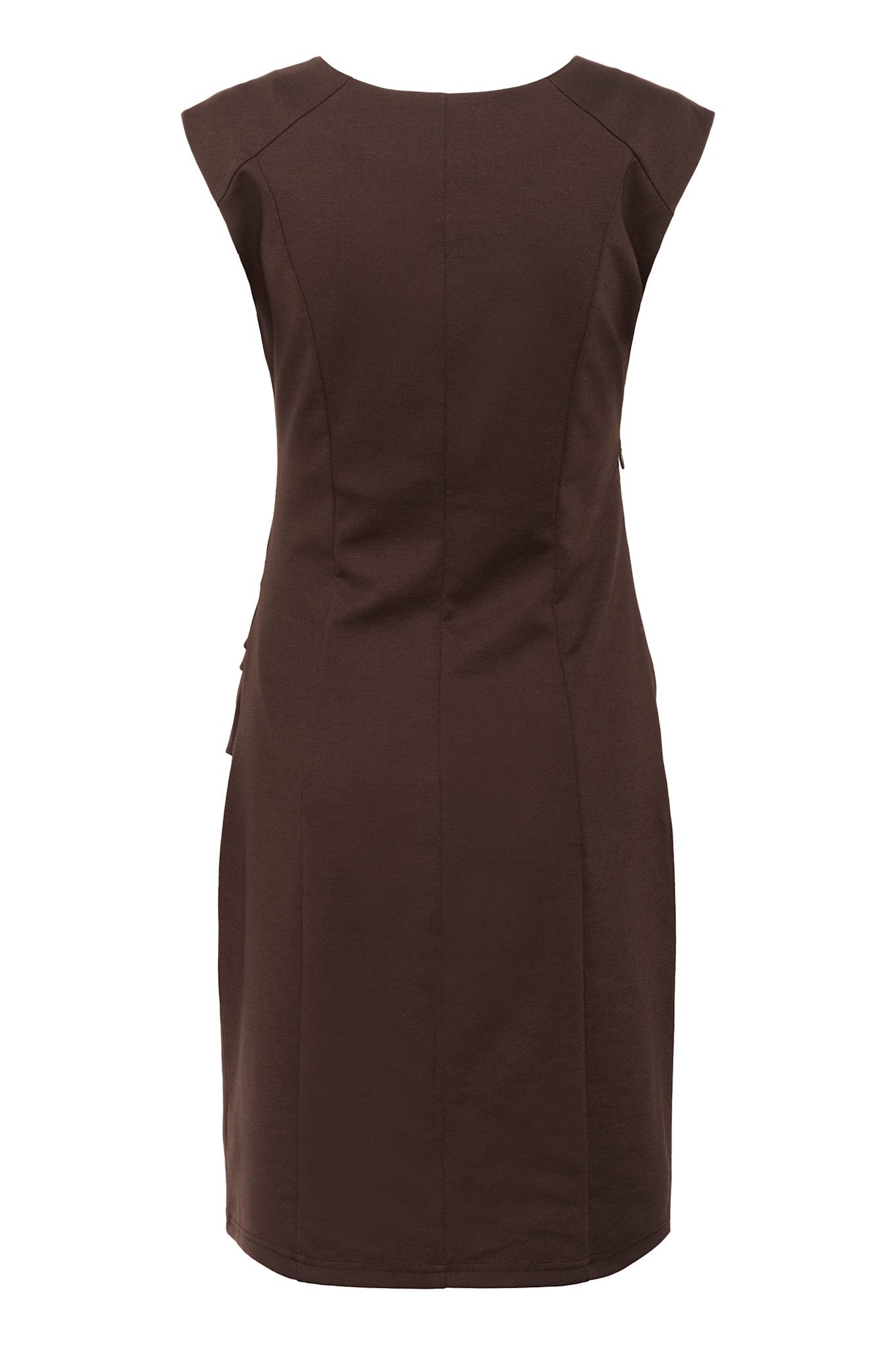 KAindia Round-Neck Dress Fudge