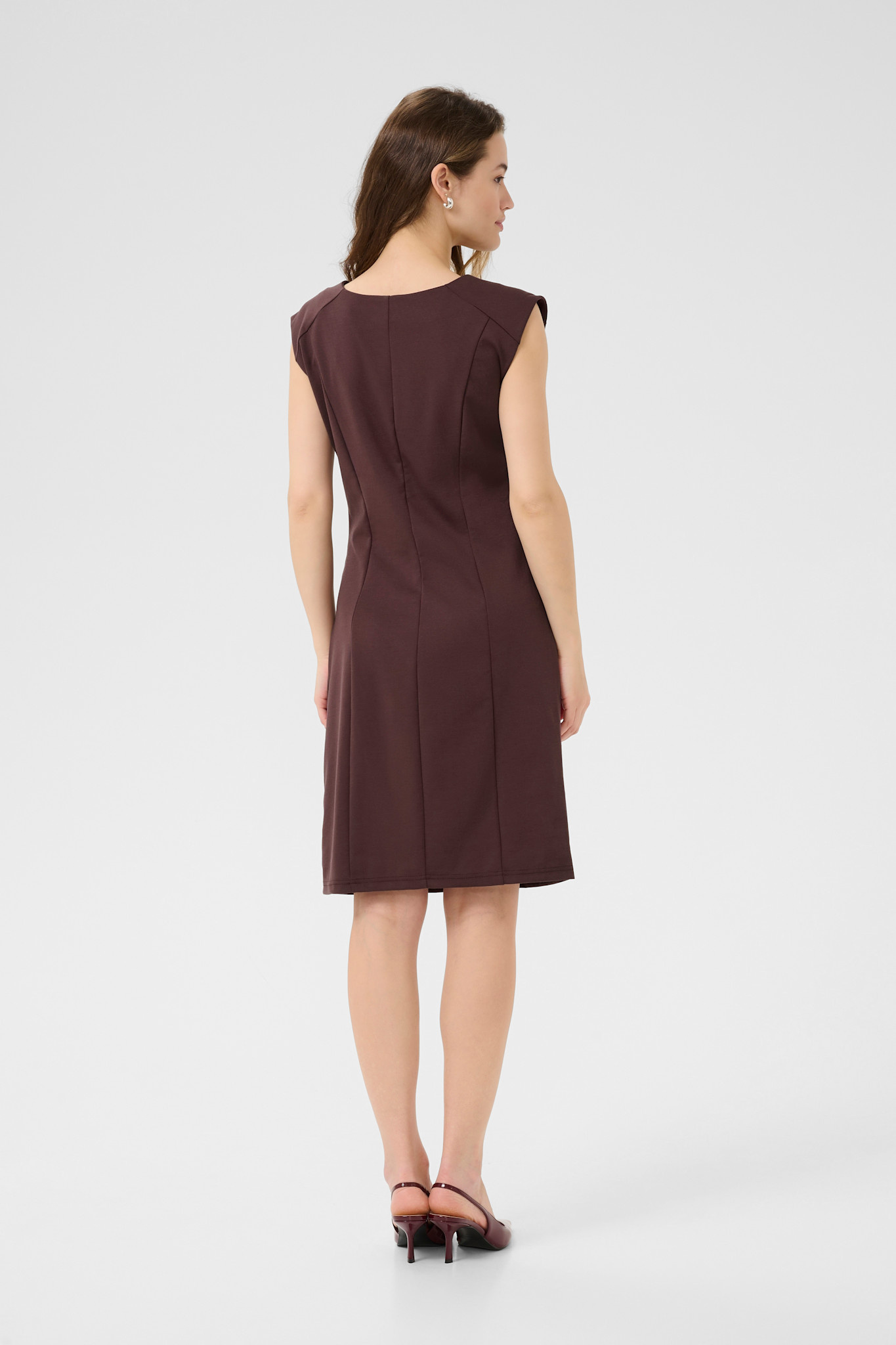 KAindia Round-Neck Dress Fudge