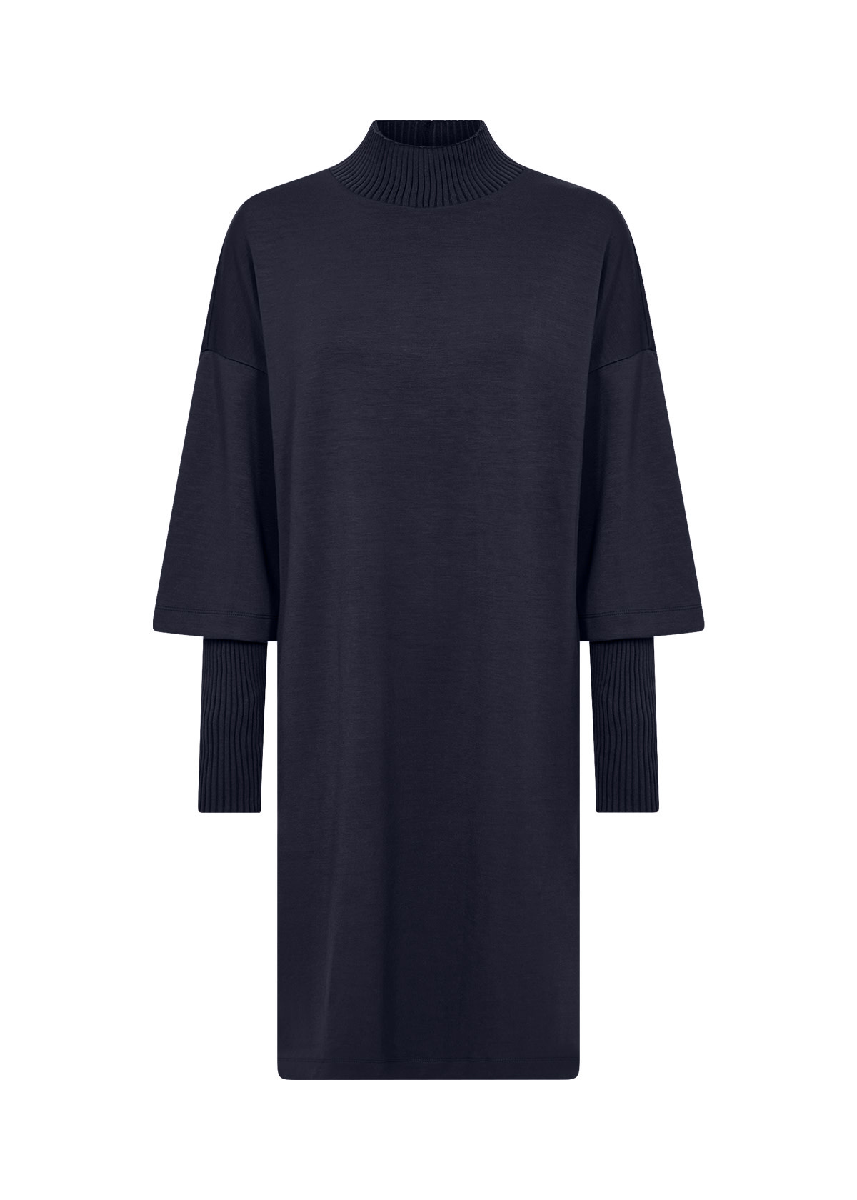 Double Sleeve Dress (Purple/Black)