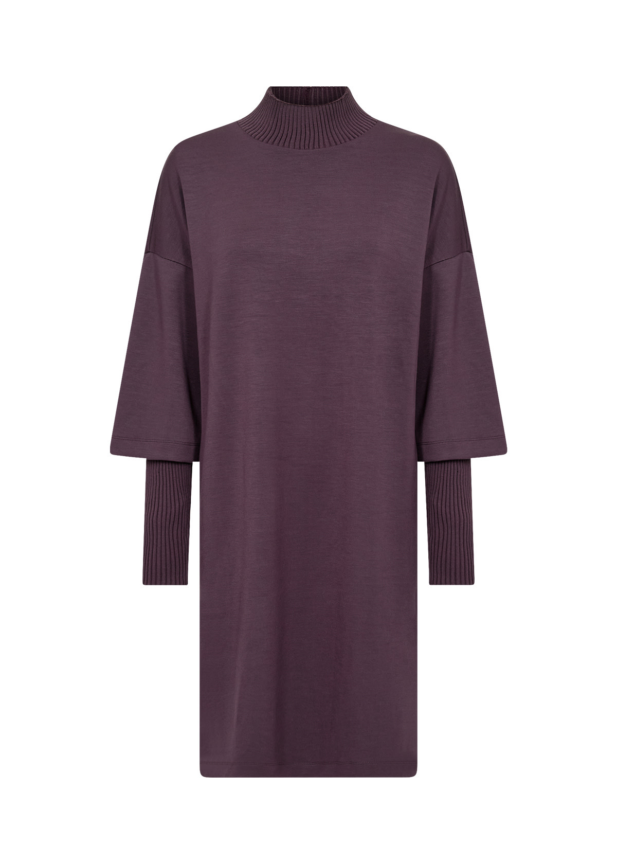Double Sleeve Dress (Purple/Black)