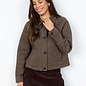 Chocolate Plum Combi Jacket