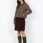 Chocolate Plum Combi Jacket