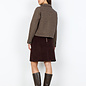 Chocolate Plum Combi Jacket