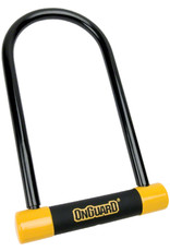 OnGuard OnGuard BullDog Series U-Lock - 4.5 x 9", Keyed, Black/Yellow, Includes bracket