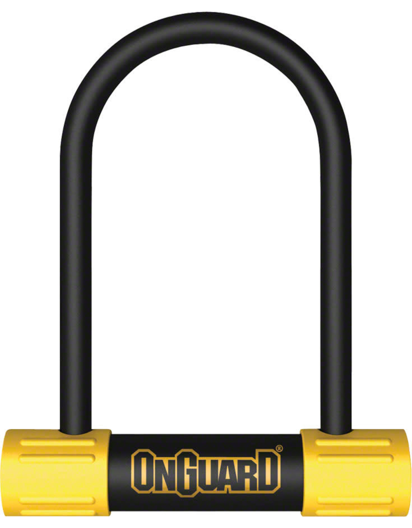 OnGuard OnGuard BullDog Series U-Lock - 3.5 x 5.5", Keyed, Black/Yellow, Includes bracket