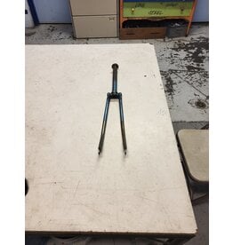 700c threaded fork, blue, 1"/250mm
