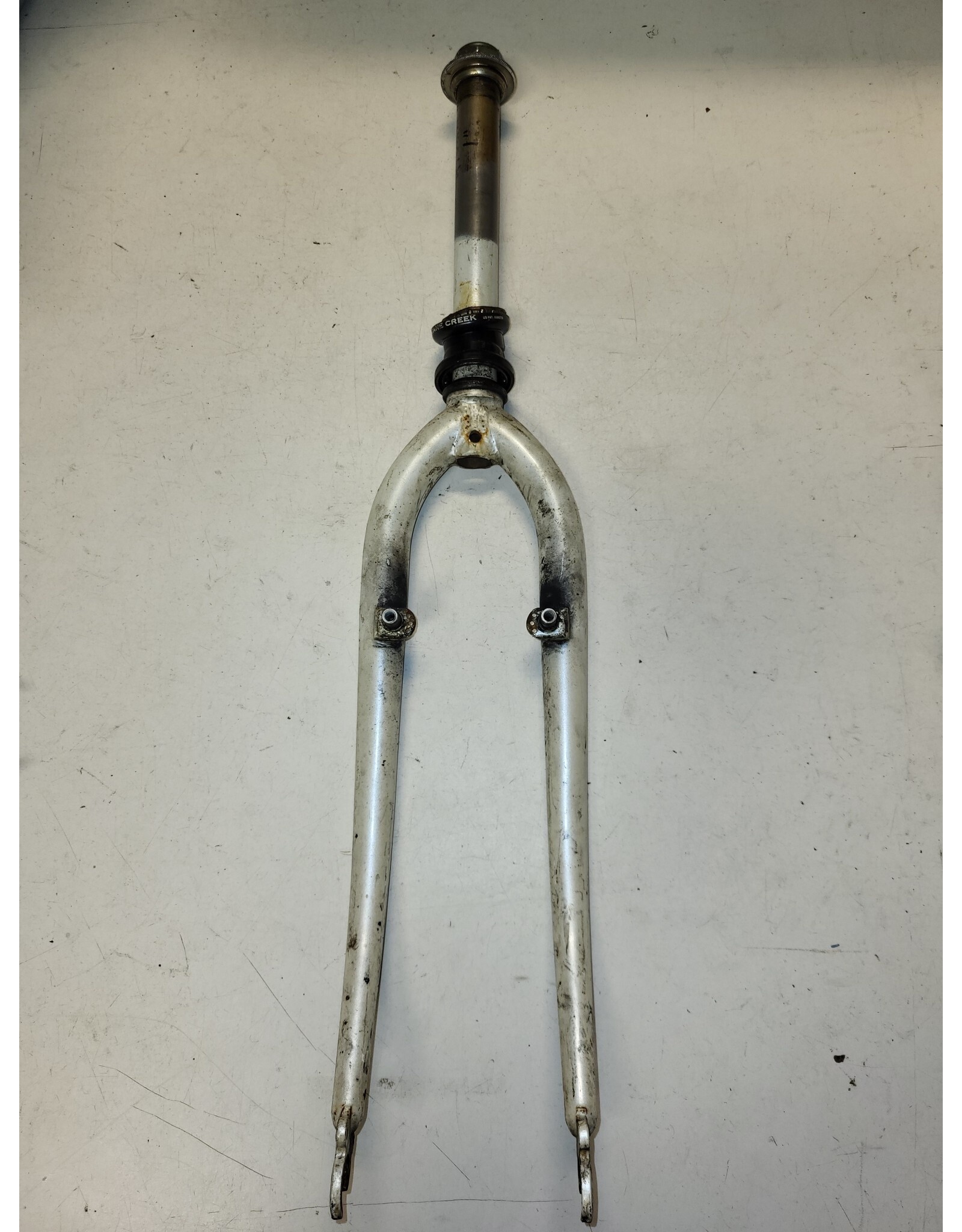 26" threaded fork, white, 1"/210mm