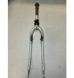 26" threaded fork, white, 1"/210mm