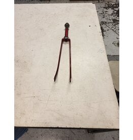 27"threaded fork, red, 7/8"/ 170mm