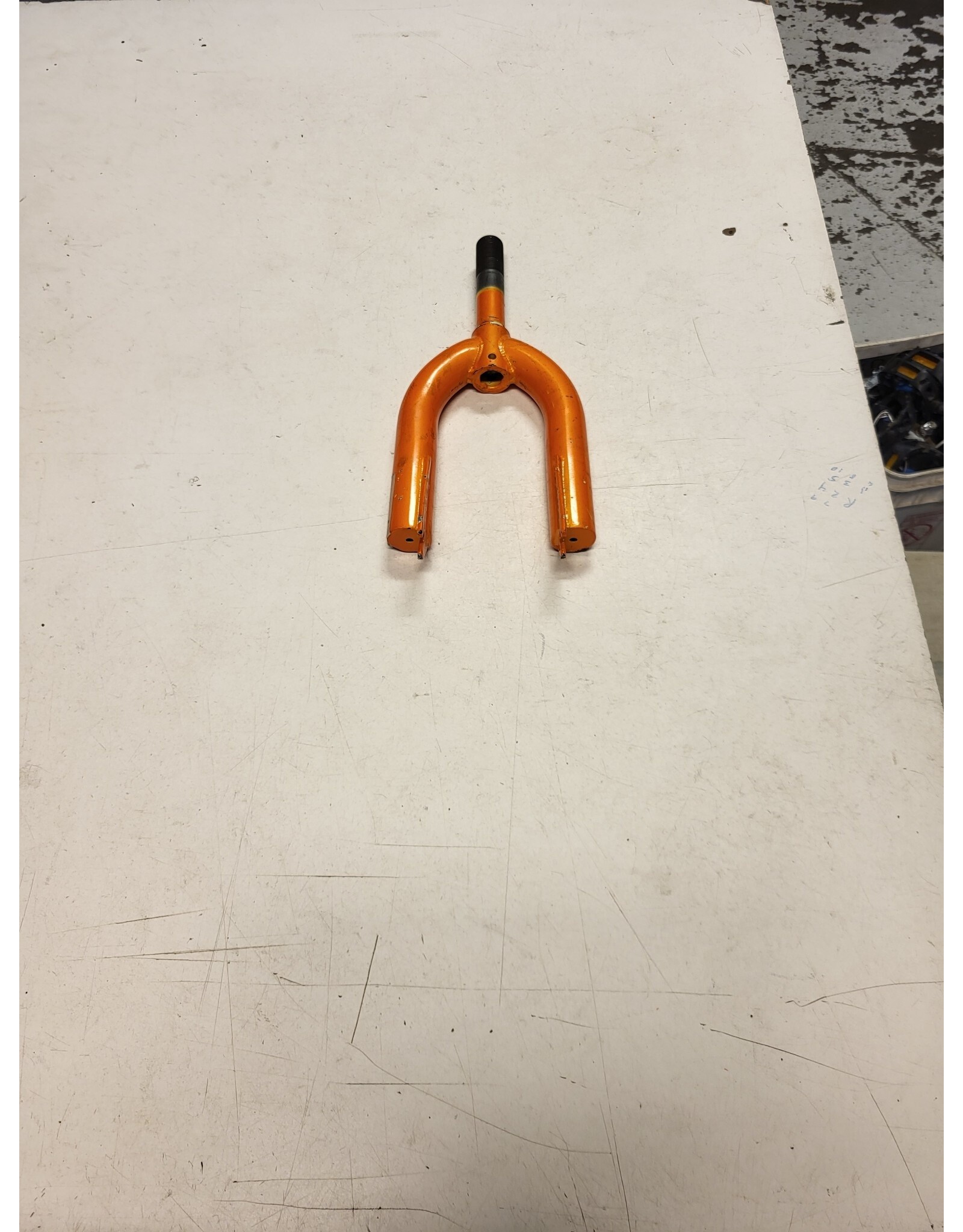16" threaded fork, orange, 7/8"/113mm