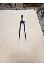 700c threaded fork, blue, 7/8"/ 172mm