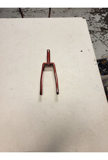 16" bolt on fork, red,  3/4"/113mm