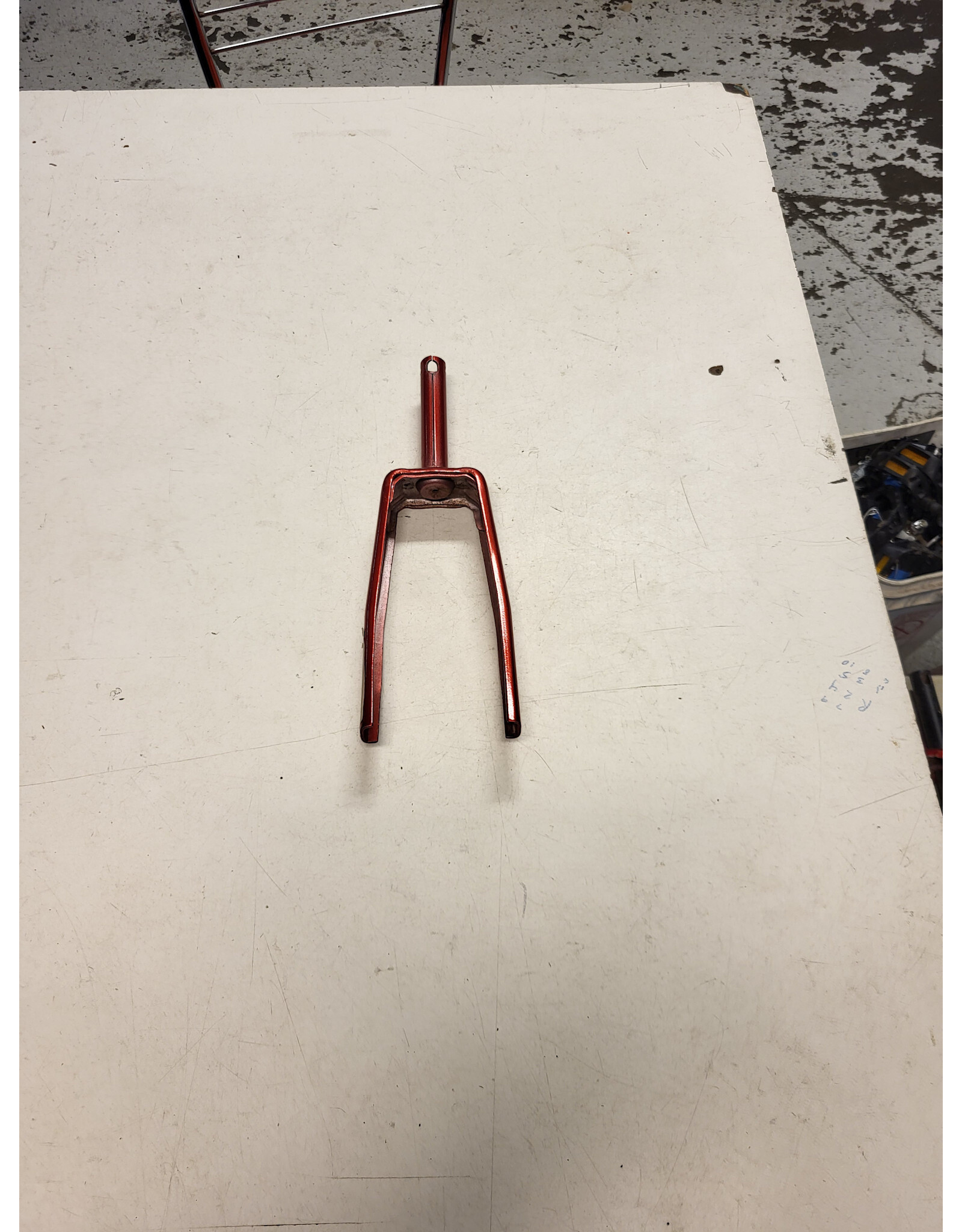 16" bolt on fork, red,  3/4"/113mm
