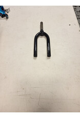 16" threaded fork, black, 7/8"/125mm