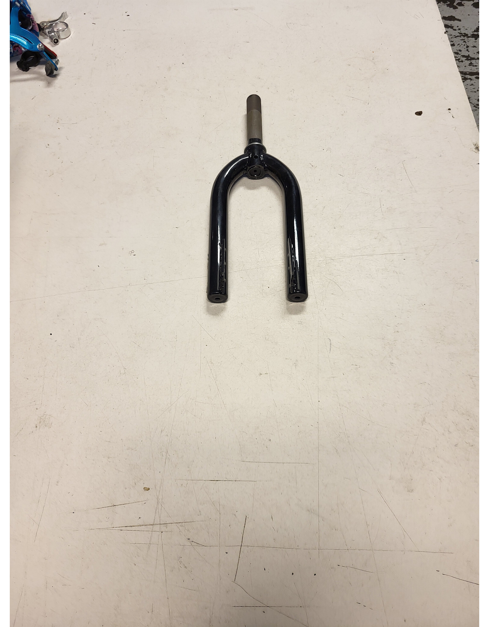 16" threaded fork, black, 7/8"/125mm