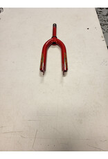16" threaded fork, red, 7/8"/133mm