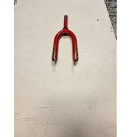 16" threaded fork, red, 7/8"/133mm