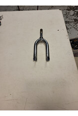 16" threaded fork, silver, 7/8"/ 125mm