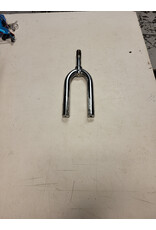 16" threaded fork, silver, 7/8"/124mm