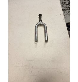 16" threaded fork, silver, 7/8"/132mm