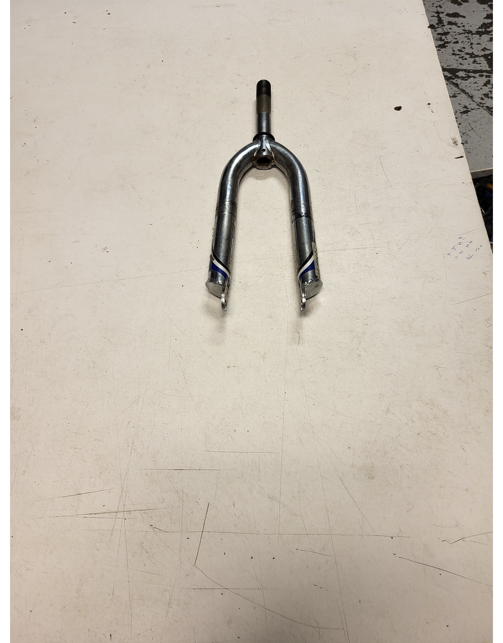 16" threaded fork, silver, 7/8"/135mm