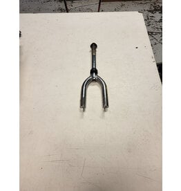 16" threaded fork, silver, 7/8"/230mm