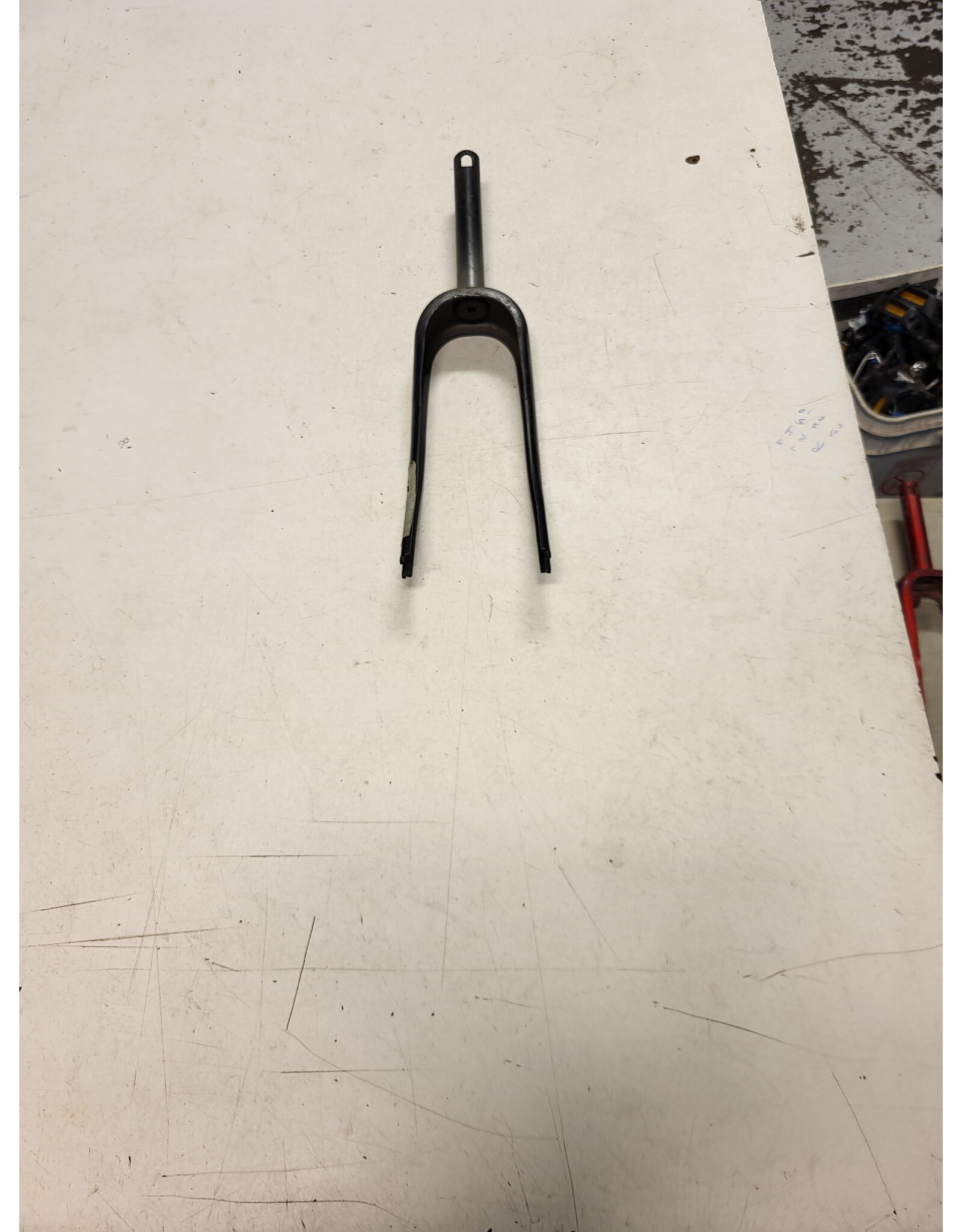 18" bolt on fork, silver black, 3/4"/150mm