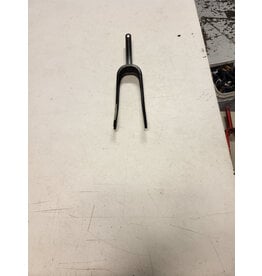18" bolt on fork, silver black, 3/4"/150mm
