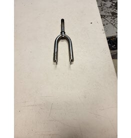 18" threaded fork, silver, 7/8"/143mm