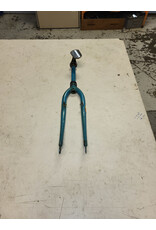 26" threaded fork, aqua, 7/8"/202mm