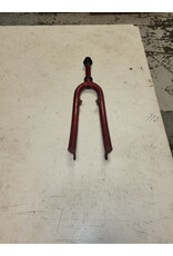 26" threaded fork, red, 1"/140mm