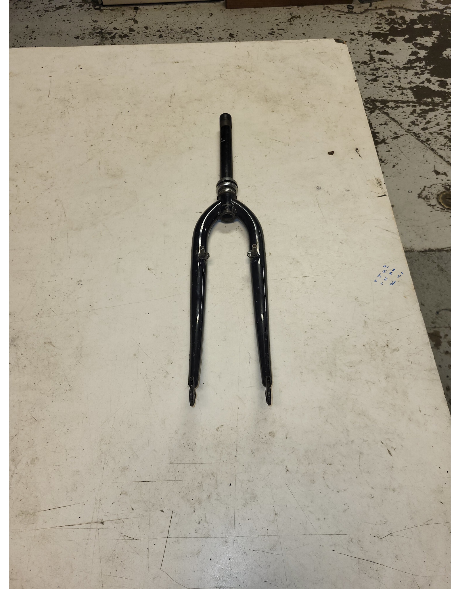 26" threaded fork, black, 1"/220mm