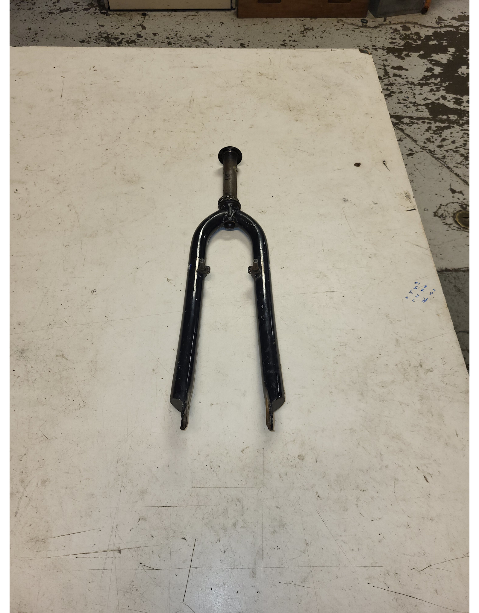 26" threaded fork, black, 7/8"/135mm