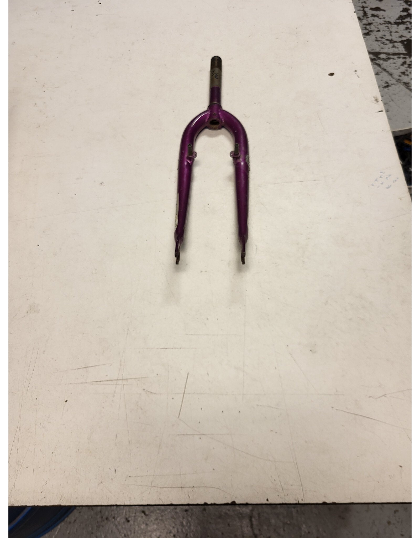 26" threaded fork, purple, 7/8"/154mm