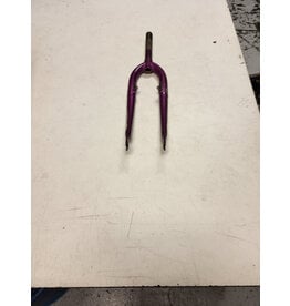 26" threaded fork, purple, 7/8"/154mm