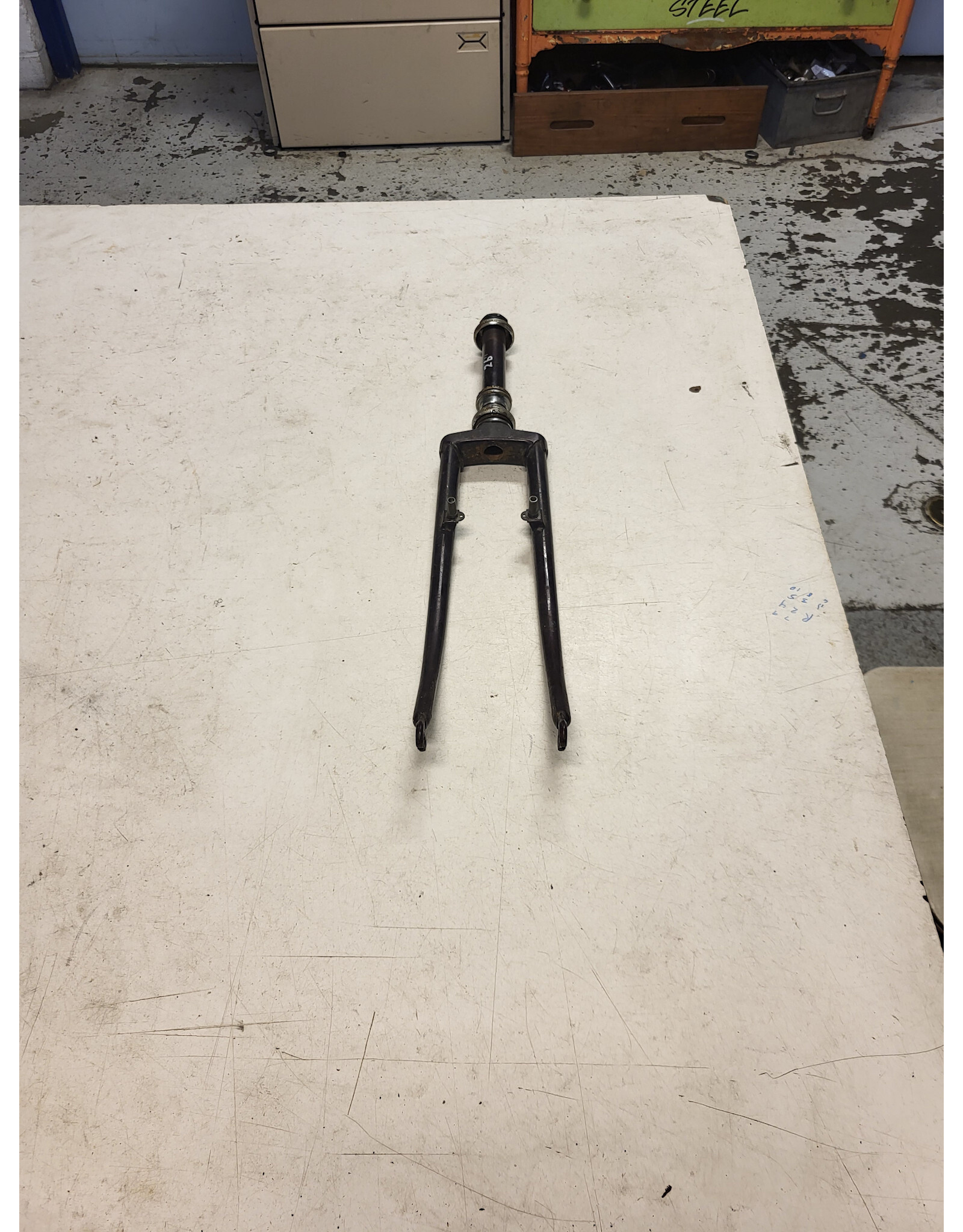 26" threaded fork, purple, 1"/172mm