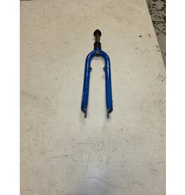 26" threaded fork, blue, 7/8"/134mm