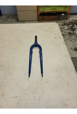 26" threaded fork, blue, 1"/126mm