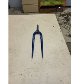 26" threaded fork, blue, 1"/126mm