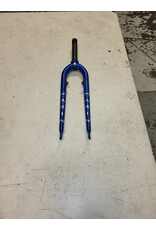 26" threaded fork, blue, 1 1/8"/154mm