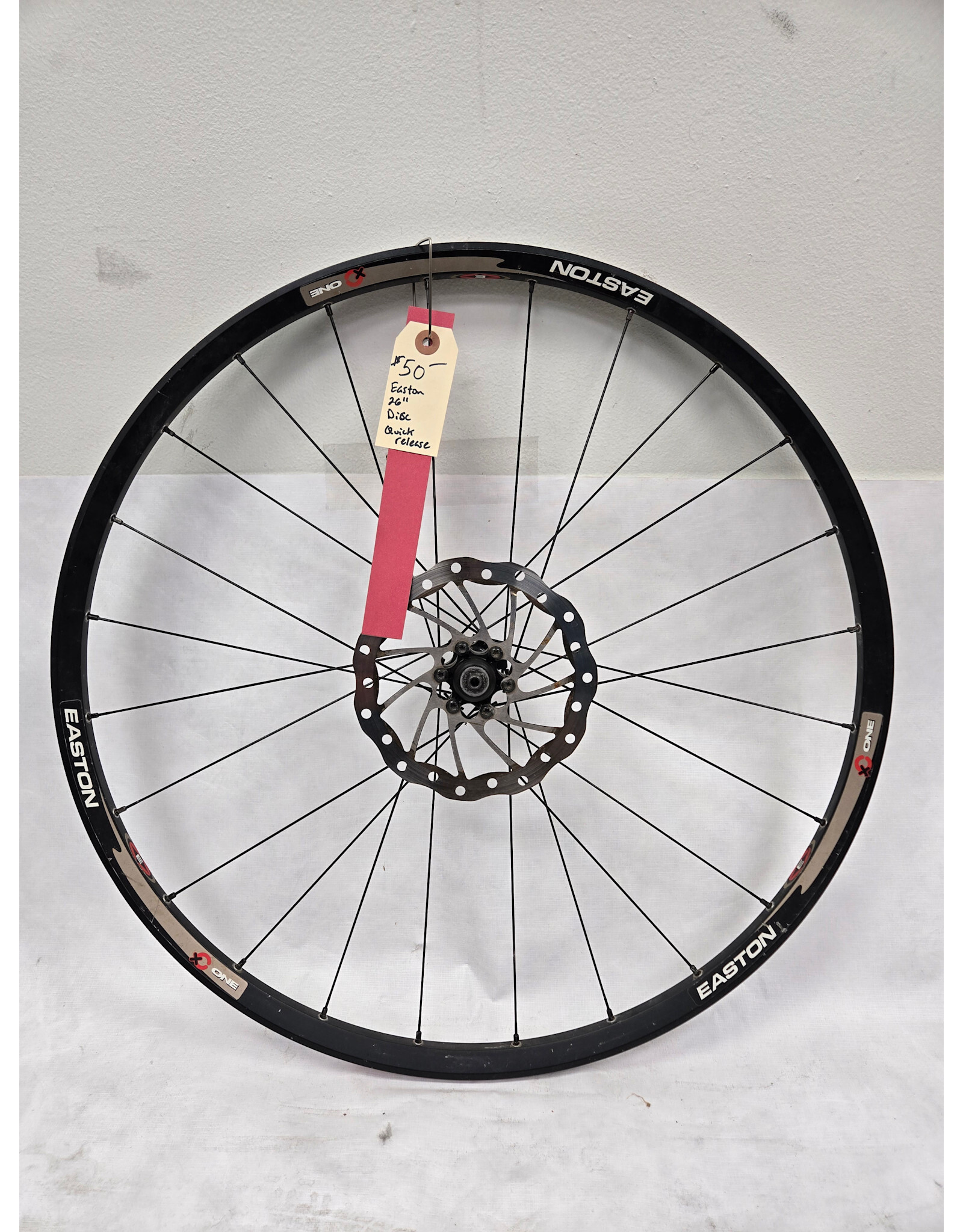 26" Easton XC One quick release disc front wheel