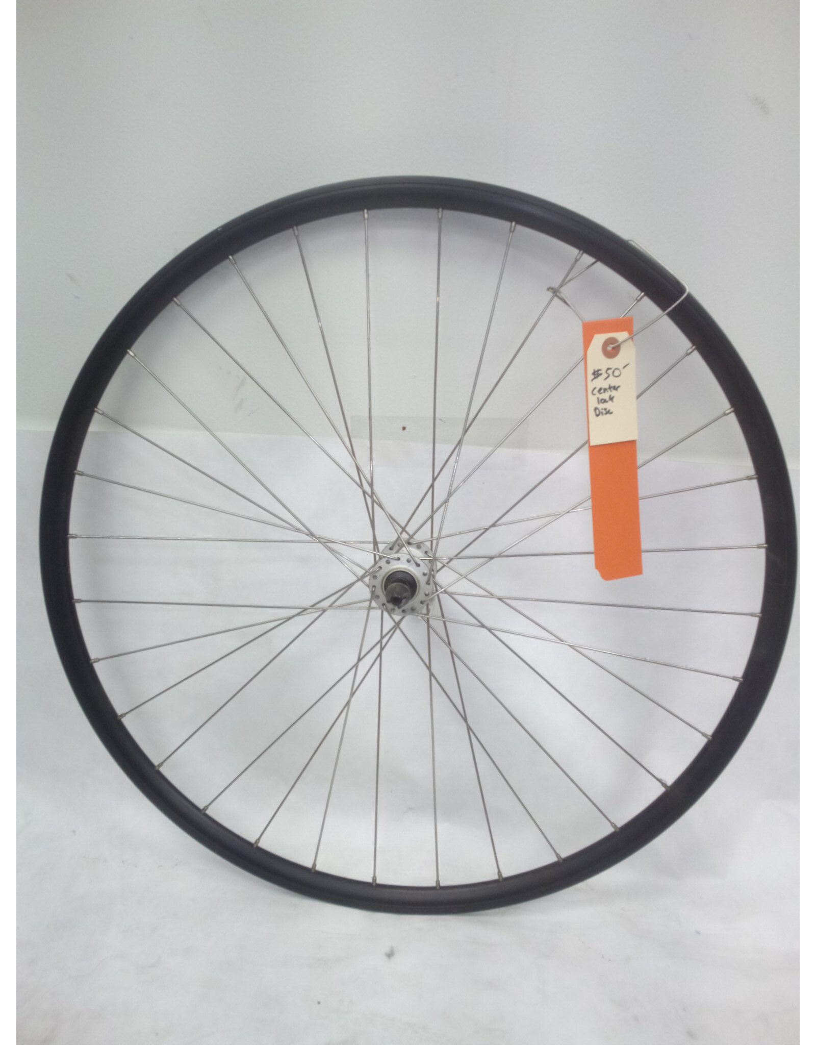 700C front wheel Shimano center lock QR hub