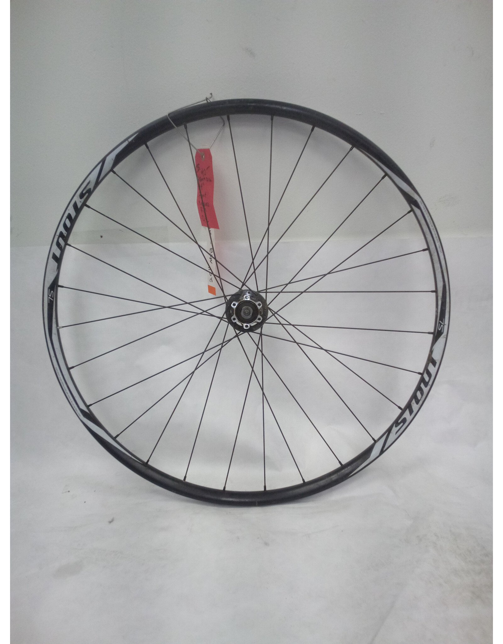 29" 6 bolt disc front tubeless wheel QR