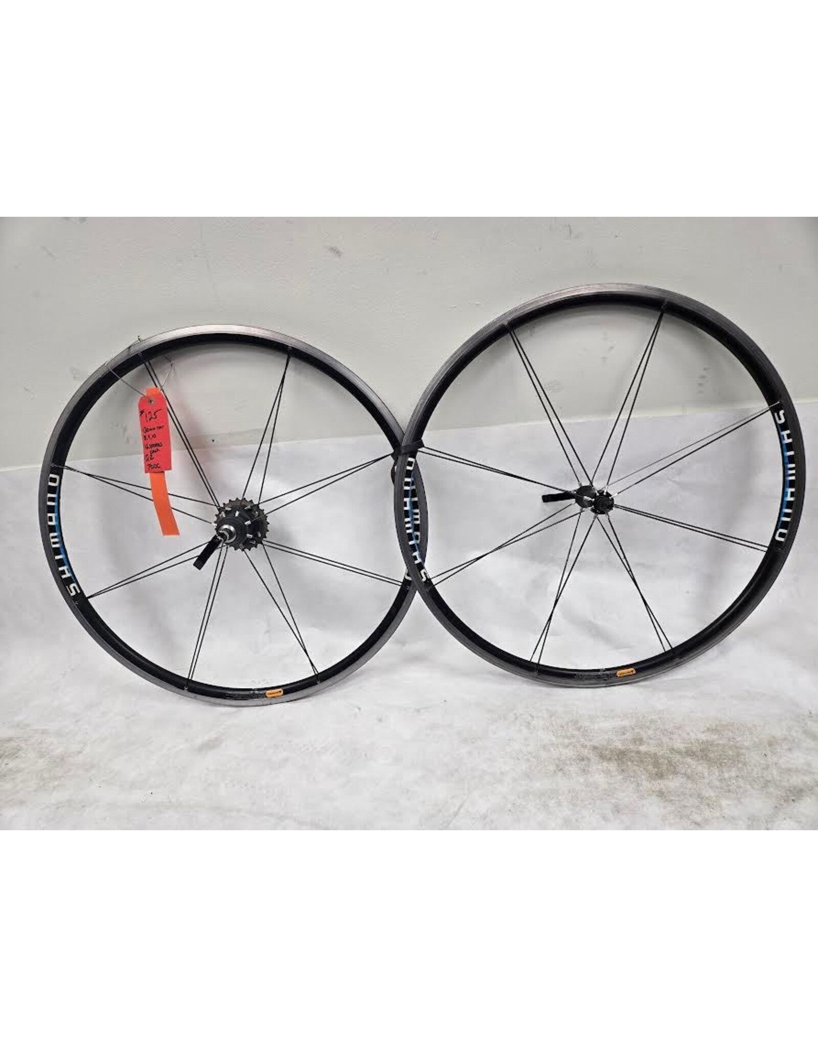 700C Shimano Wheelset 130mm 8,9,10 hub QR 16 spokes