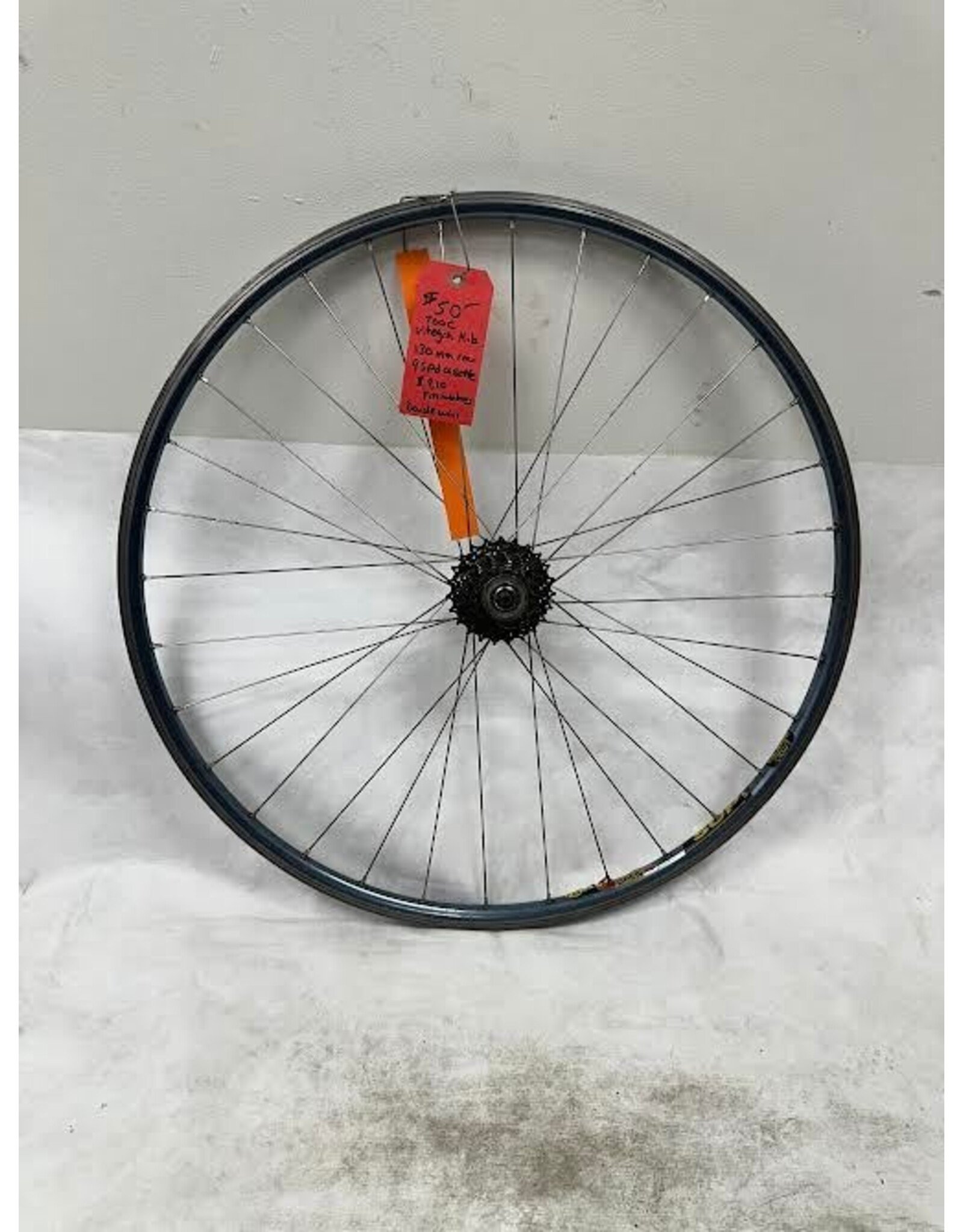700c Wolber rear wheel (TUBULER) Dura Ace 7400 126mm freewheel hub