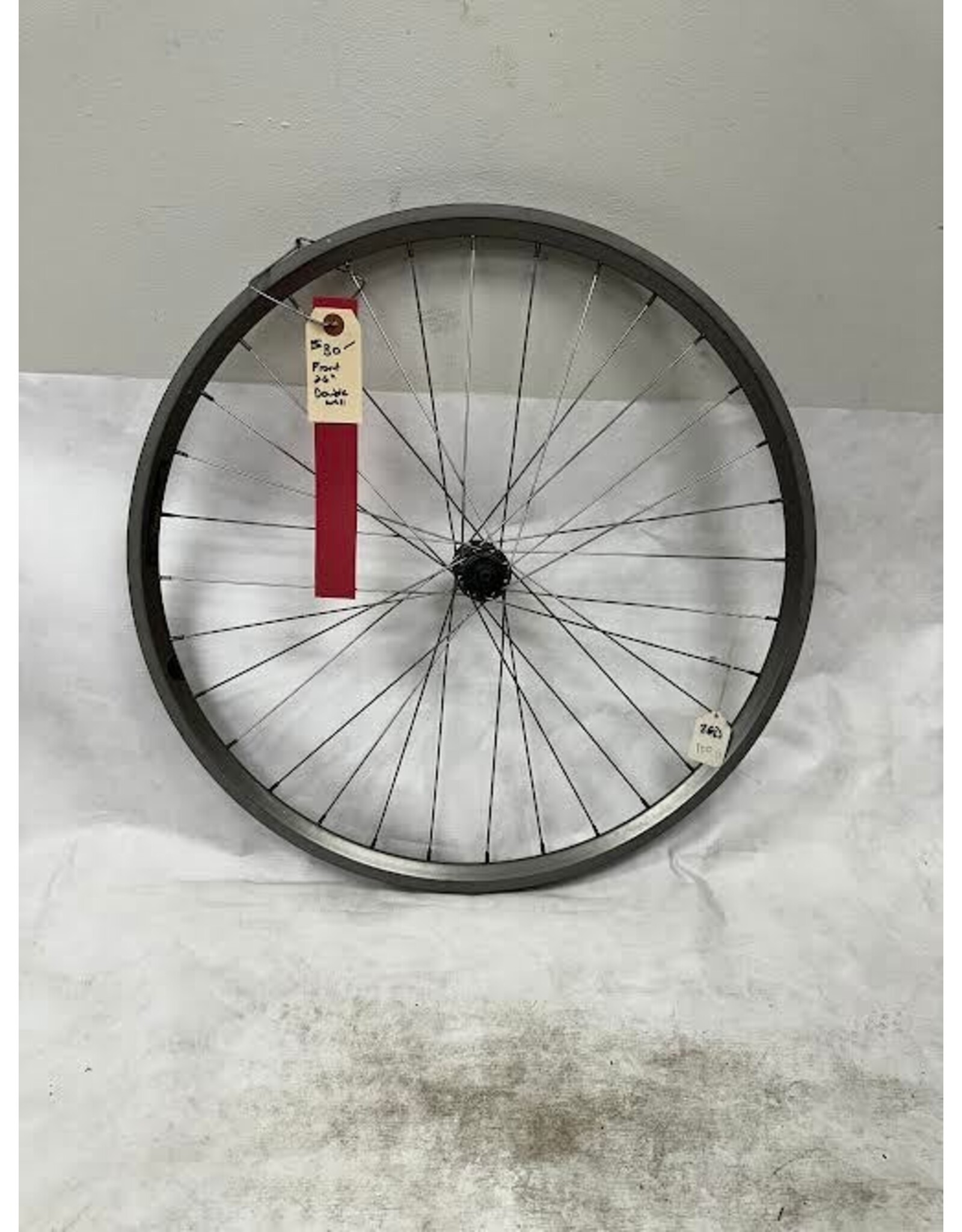 26" Velocity Aero Heat front double wall Deore LX 100mm hub   (a10)