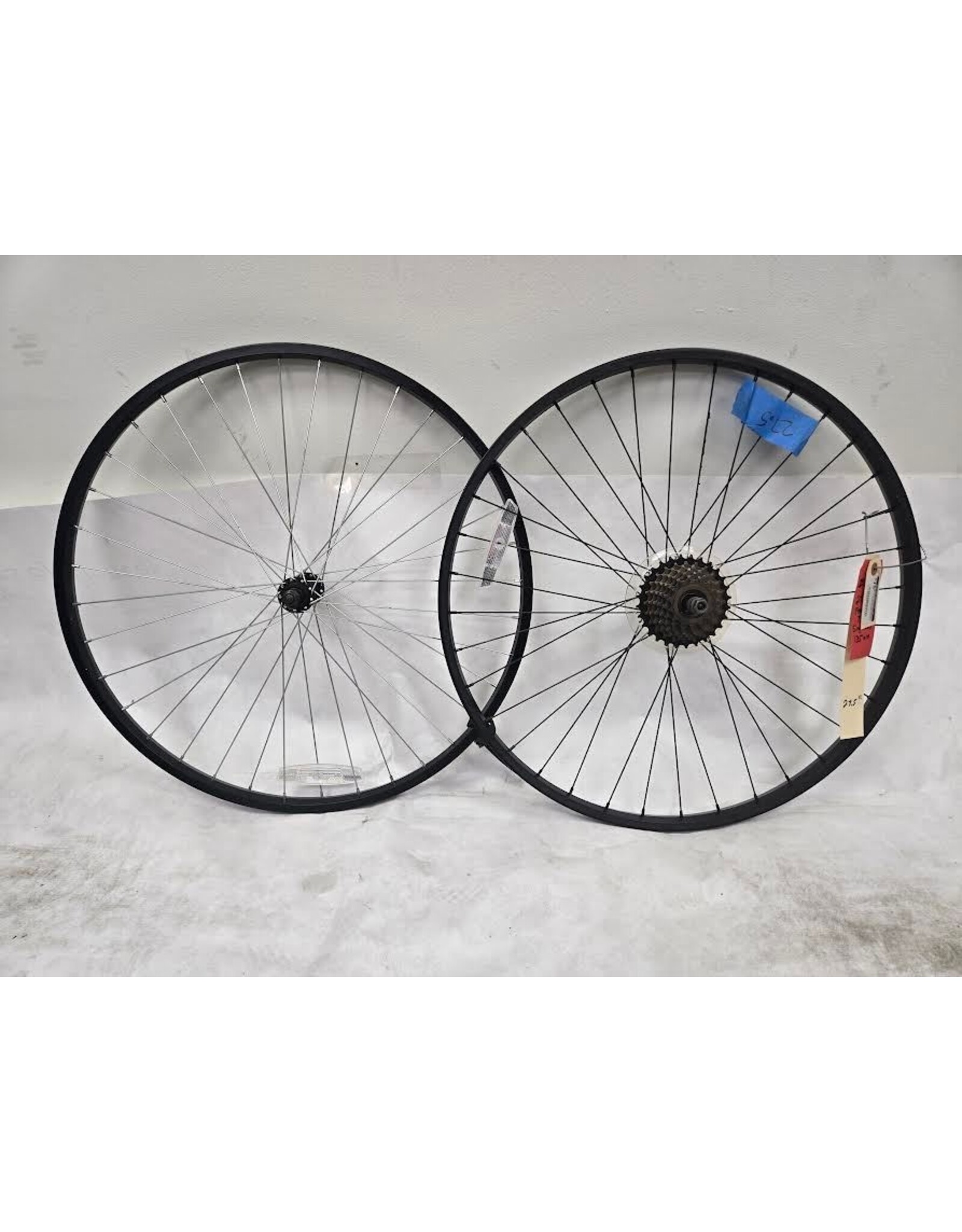 27.5" single wall wheelset 7 speed freewheel 135mm    (b1)